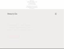 Tablet Screenshot of dresstogo.co.uk